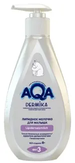 AQA dermika липидное молочко для малыша, гель-масло, 250 мл, 1 шт. фото