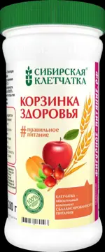 Сибирская клетчатка Корзинка здоровья, 280 г, 1 шт. фото