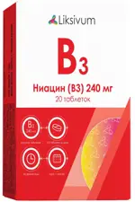 Liksivum Ниацин В3, таблетки, 20 шт. фото