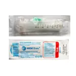 Шприц 2-х компонентный, 10 мл, шприц в комплекте с иглой, 100 шт, 21G (0.80х40) фото