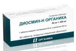 Диосмин-Н Органика, 50 мг+450 мг, таблетки, покрытые пленочной оболочкой, 60 шт. фото