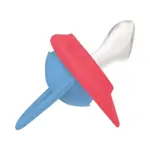 Lubby just соска-пустышка силиконовая со скошенным соском, 1 шт, 6+ арт. 23823 фото 2
