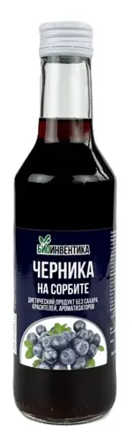 Черника на сорбите, сироп, 250 мл, 1 шт. фото