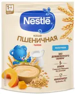 Nestle Каша молочная пшеничная, каша детская молочная, 200 г, 1 шт, тыква фото