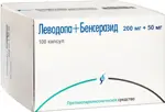 Леводопа + Бенсеразид, 200 мг+50 мг, капсулы, 100 шт. фото