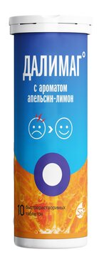Далимаг Алко-Детокс, таблетки шипучие, 10 шт, апельсин + лимон Далимаг Алко-Детокс, таблетки шипучие, 10 шт, апельсин + лимон фото 2