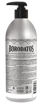 Borodatos шампунь против перхоти, шампунь, 500 мл, 1 шт. Borodatos шампунь против перхоти, шампунь, 500 мл, 1 шт. фото 2
