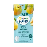 Фрутоняня Сок, сок, 200 мл, 1 шт, груша, осветленный, без сахара фото