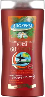 Биокрим крем, крем солнцезащитный, 200 мл, 1 шт, SPF60+ фото