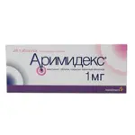 Аримидекс, 1 мг, таблетки, покрытые пленочной оболочкой, 28 шт. фото