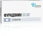 Фурадонин, 50 мг, таблетки, 10 шт. фото