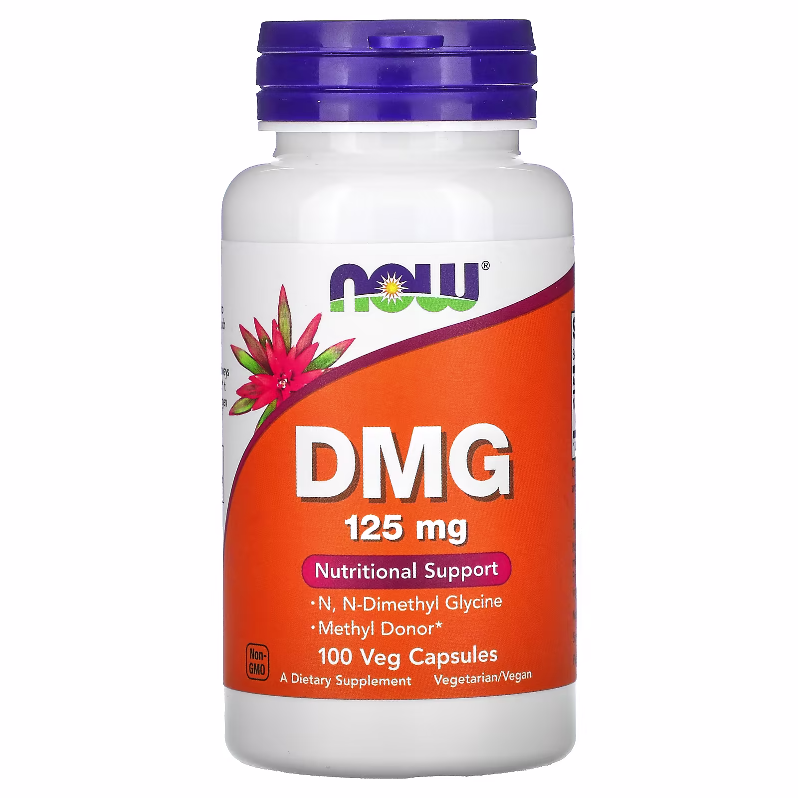 NOW DMG Диметилглицин, 125 мг, капсулы, 100 шт. NOW DMG Диметилглицин, 125 мг, капсулы, 100 шт. фото 1