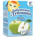 Бабушкино Лукошко Сок, сок, 200 мл, 1 шт, яблоко, осветленный фото
