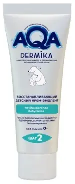 AQA dermika восстанавливающий детский крем-эмолент, крем, 75 мл, 1 шт. фото