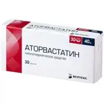Аторвастатин-Вертекс, 40 мг, таблетки, покрытые пленочной оболочкой, 30 шт. фото