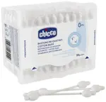 Chicco baby moments ватные палочки с ограничителем, ватные палочки в боксе, 90 шт. фото