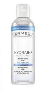 Дермедик Hydrain 3 Hialuro Micellar Water H2O, вода мицеллярная, 200мл, 1 шт. фото