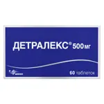 Детралекс, 500 мг, таблетки, покрытые пленочной оболочкой, 60 шт. Детралекс, 500 мг, таблетки, покрытые пленочной оболочкой, 60 шт. фото 4