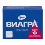 Виагра, 100 мг, таблетки, покрытые пленочной оболочкой, 12 шт. Виагра, 100 мг, таблетки, покрытые пленочной оболочкой, 12 шт. фото 1