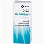 Назонекс, 50 мкг/доза, спрей назальный дозированный, 10 г, 1 шт, 60 доз фото