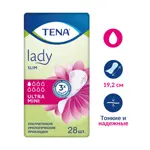 Tena Lady Slim Ultra Mini прокладки урологические, прокладки урологические, 28 шт, 1 капля фото 8