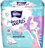 Bella for teens Ultra sensitive, прокладки гигиенические, 10 шт, 4 капли фото 