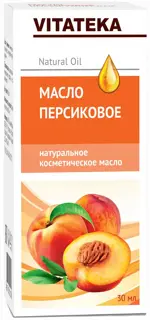 Витатека Масло персиковое, масло косметическое, 30 мл, 1 шт. фото
