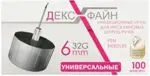 DEXFINE Иглы универсальные инъекционные одноразовые для инсулиновых шприц-ручек, 100 шт, 32G (0,23x6мм) фото