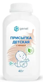 Присыпка детская с чередой, присыпка для детей, 40 г, 1 шт. фото