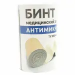 Леонарда Бинт медицинский эластичный антимикробный, 8 см х 1 м, 1 шт, средней растяжимости фото