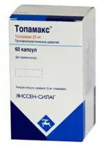 Топамакс, 25 мг, капсулы, 60 шт. фото