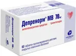 Депренорм МВ, 70 мг, таблетки пролонгированного действия, покрытые пленочной оболочкой, 60 шт. фото 