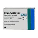 Фраксипарин, раствор для подкожного введения, 0.8 мл, 10 шт, 9500 анти-Xa МЕ/мл фото