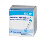 Депакин Хроносфера, 100 мг, гранулы пролонгированного действия, 30 шт. фото