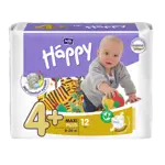 Bella Baby Happy Maxi plus подгузники детские, р. 4, 12 шт, 9-20 кг фото