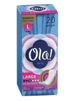 Ola! Daily Large прокладки ежедневные, прокладки гигиенические, 20 шт, без аромата фото
