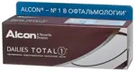 Alcon Dailies Total 1 Линзы контактные однодневные, BC=8,5 d=14,1, 30 шт, D(-3.50), стерильно фото