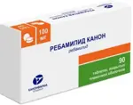 Ребамипид Канон, 100 мг, таблетки, покрытые пленочной оболочкой, 90 шт. фото 