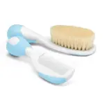 Chicco Набор расческа и щетка, 1 шт, голубого цвета Chicco Набор расческа и щетка, 1 шт, голубого цвета фото 2