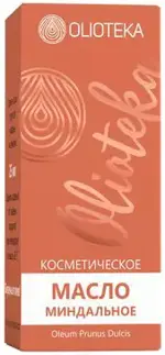 Olioteka Масло миндальное косметическое, масло для наружного применения, 25 мл, 1 шт. фото