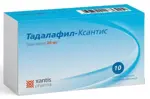 Тадалафил-Ксантис, 20 мг, таблетки, покрытые пленочной оболочкой, 10 шт. фото 