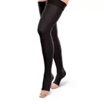 Ergoforma 226 Чулки компрессионные Унисекс 2 класса компрессии (23-32 mmHg), р. 5, пара, 1 шт, черного цвета, с открытым мыском фото 2