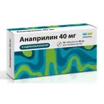 Анаприлин Реневал, 40 мг, таблетки, 56 шт. Анаприлин Реневал, 40 мг, таблетки, 56 шт. фото 1