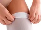 Интекс Элеганс Чулки антиэмболические, 1 класс компрессии (18-21 mmHg), Large L, пара, 1 шт, белого цвета, с отверстием под пальцами фото 3