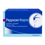 Редуксин форте, 850мг+10мг, таблетки, покрытые пленочной оболочкой, 60 шт. фото