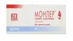 Монлер, 4 мг, таблетки жевательные, 28 шт. фото