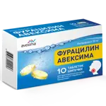 Фурацилин Авексима, 20 мг, таблетки шипучие для приготовления раствора для местного и наружного применения, 10 шт. фото