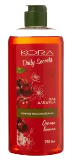 Kora гель для душа, гель, 250 мл, 1 шт, вишня Kora гель для душа, гель, 250 мл, 1 шт, вишня фото 1