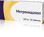 Метронидазол, 250 мг, таблетки, 20 шт. фото