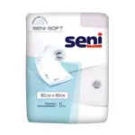 Seni soft Пеленки впитывающие, 60 см х 90 см, 5 шт, 4 капли Seni soft Пеленки впитывающие, 60 см х 90 см, 5 шт, 4 капли фото 1